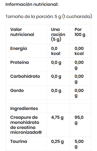 7NUTRITION CREATINE (CREAPURE)